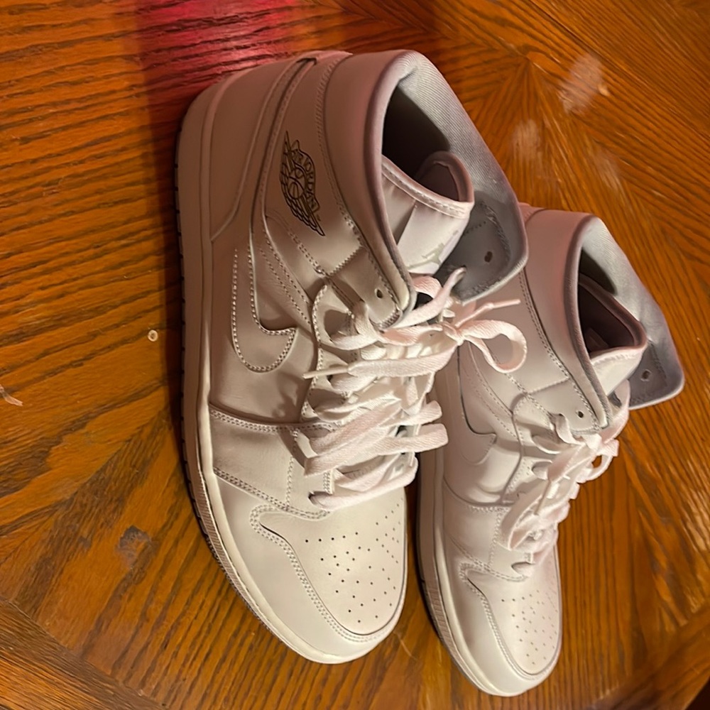 Nike Air Jordan 1. White. Size 13. Never worn. Like new